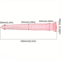 12.2in Big Butt Plug Tentacle Monster Anal Dildo For Dilation Training