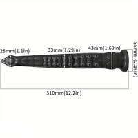 12.2in Big Butt Plug Tentacle Monster Anal Dildo For Dilation Training