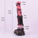 12.2in Genuine Leather Harness Strapon Horse Squirting Silicone Dildo