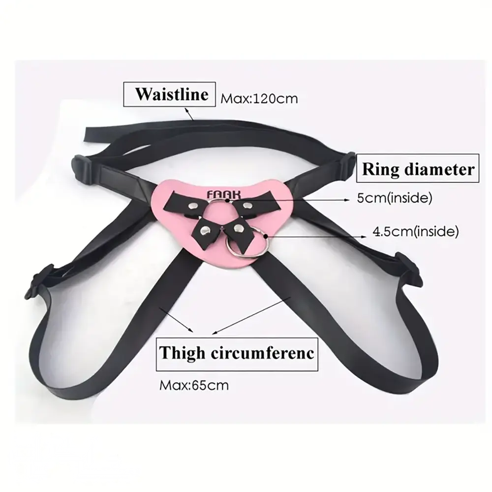 12.2in Genuine Leather Harness Strapon Horse Squirting Silicone Dildo