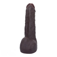 12.2in Real Feeling Skin Silicone Soft Big Dildo For Hands-Free Play Big Cock