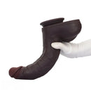 12.2in Real Feeling Skin Silicone Soft Big Dildo For Hands-Free Play Big Cock