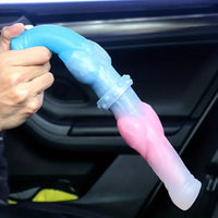 12.2in Silicone Double Ended Knot Dog Big Soft Dildo For Lesbian
