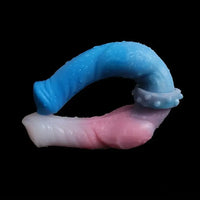 12.2in Silicone Double Ended Knot Dog Big Soft Dildo For Lesbian