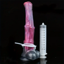 12.2in Silicone Huge Fantasy Purple Horse Squirting Penis Dildo