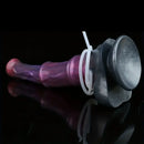 12.2in Silicone Huge Fantasy Purple Horse Squirting Penis Dildo