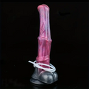12.2in Silicone Huge Fantasy Purple Horse Squirting Penis Dildo