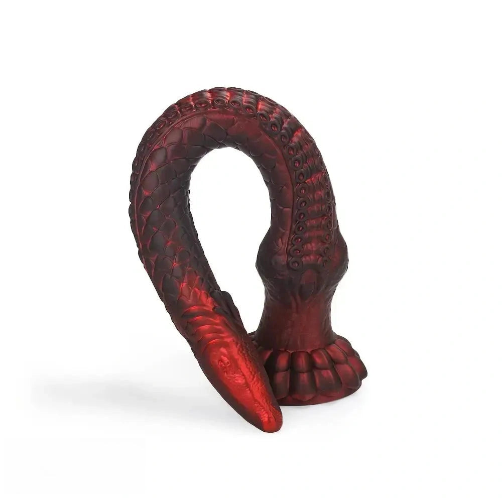 12.2in Silicone Monster Snake Octopus Dildo Prostate Training Adult Sex Toy