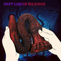 12.2in Silicone Monster Snake Octopus Dildo Prostate Training Adult Sex Toy