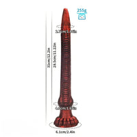 12.2in Silicone Monster Snake Octopus Dildo Prostate Training Adult Sex Toy
