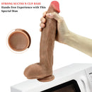 12.2in Simulated Dildo Female Thick Large Wearable Couple Orgasm