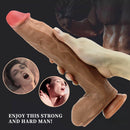 12.2in Simulated Dildo Female Thick Large Wearable Couple Orgasm