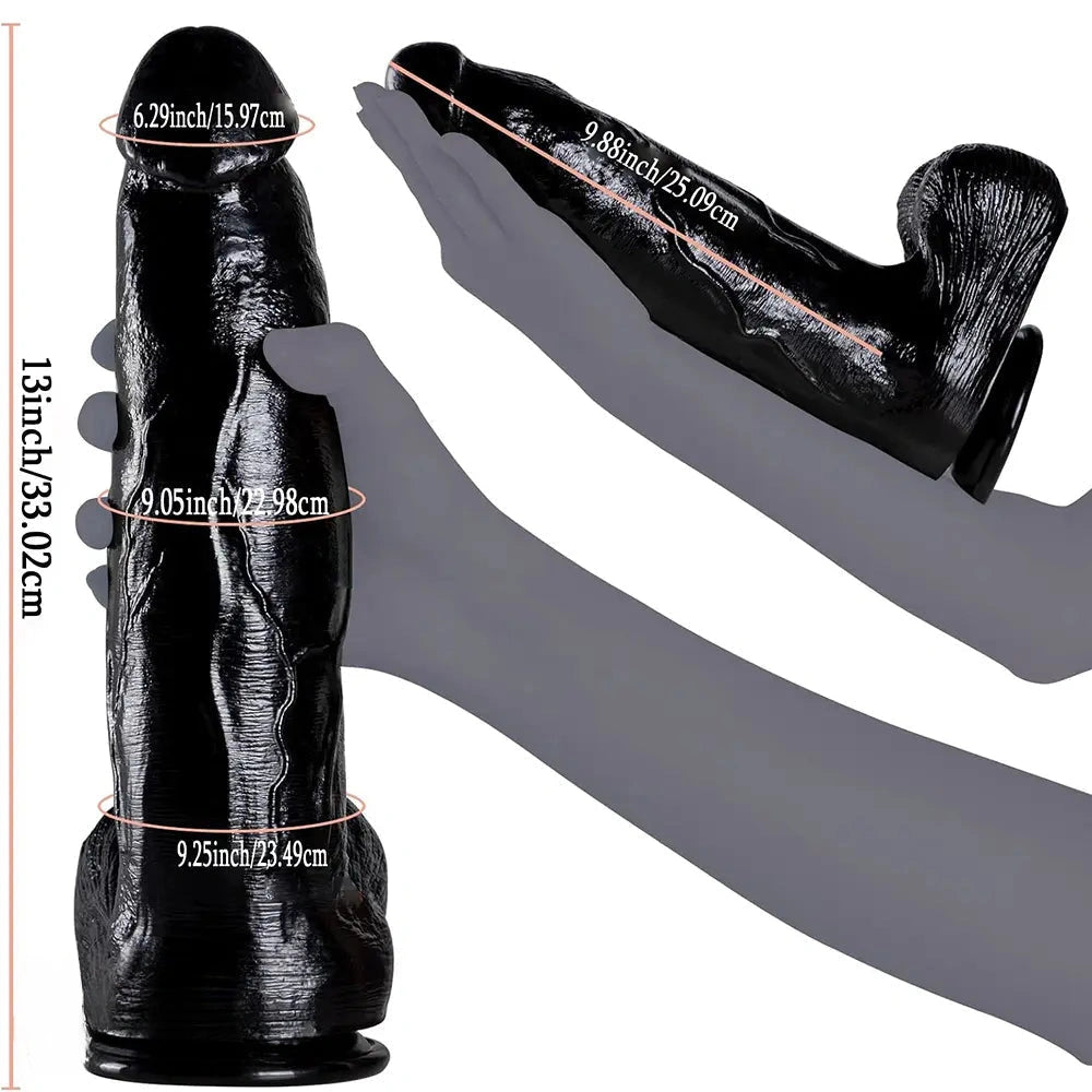 12.2in Thick Huge Real Skin Feeling Dildo Female Male Sexy Product