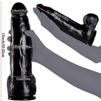 12.2in Thick Huge Real Skin Feeling Dildo Female Male Sexy Product