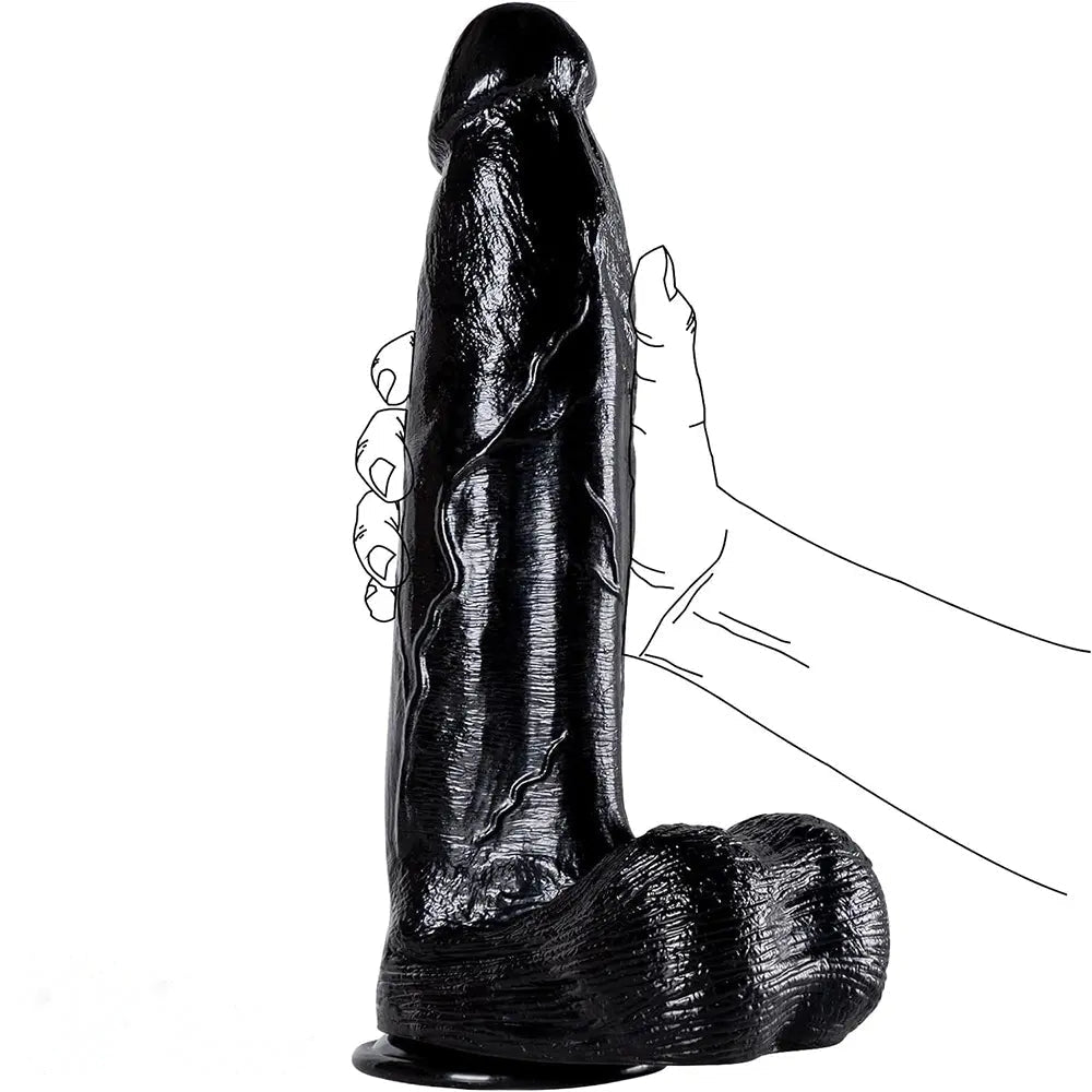 12.2in Thick Huge Real Skin Feeling Dildo Female Male Sexy Product