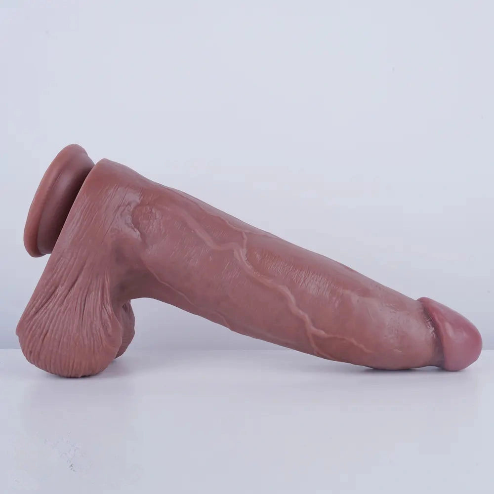 12.2in Thick Huge Real Skin Feeling Dildo Female Male Sexy Product