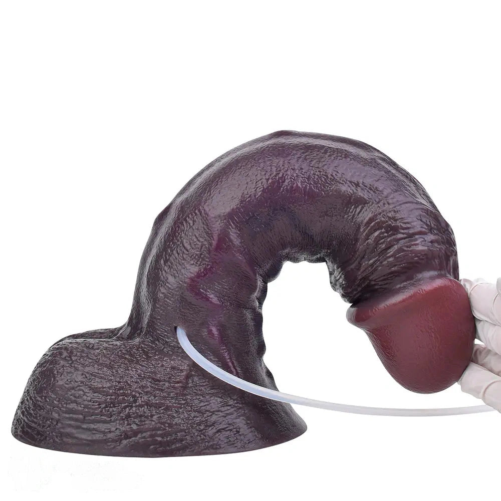 12.36in Dual Density Ejaculating Big Real Dildo For Vaginal and G-Spot Penis