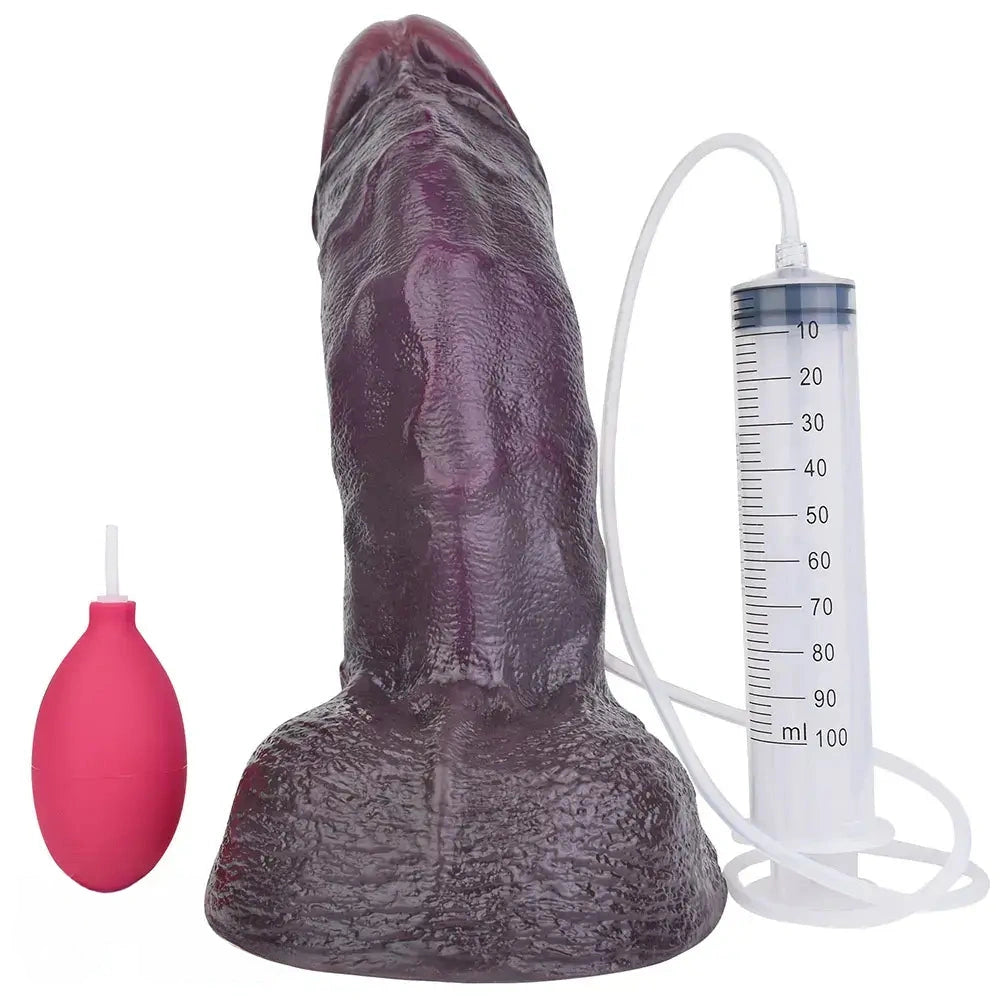 12.36in Dual Density Ejaculating Big Real Dildo For Vaginal and G-Spot Penis