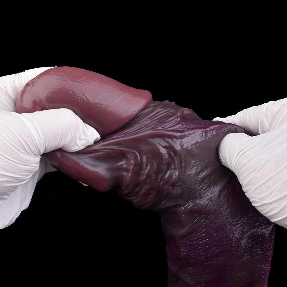 12.36in Dual Density Ejaculating Big Real Dildo For Vaginal and G-Spot Penis