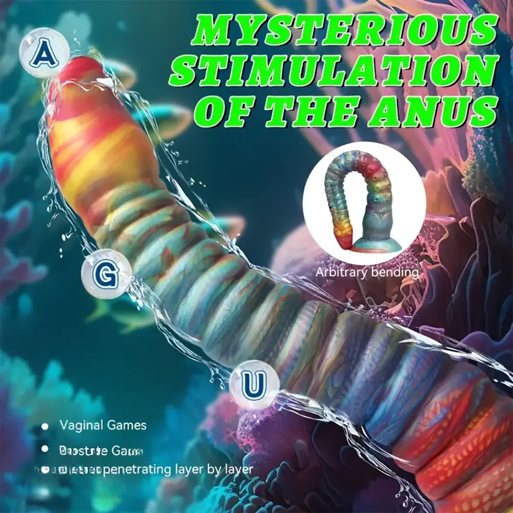 12.41in 16.81in Octopus Silicone Long Soft Liquid Soft Cock Big Dildo