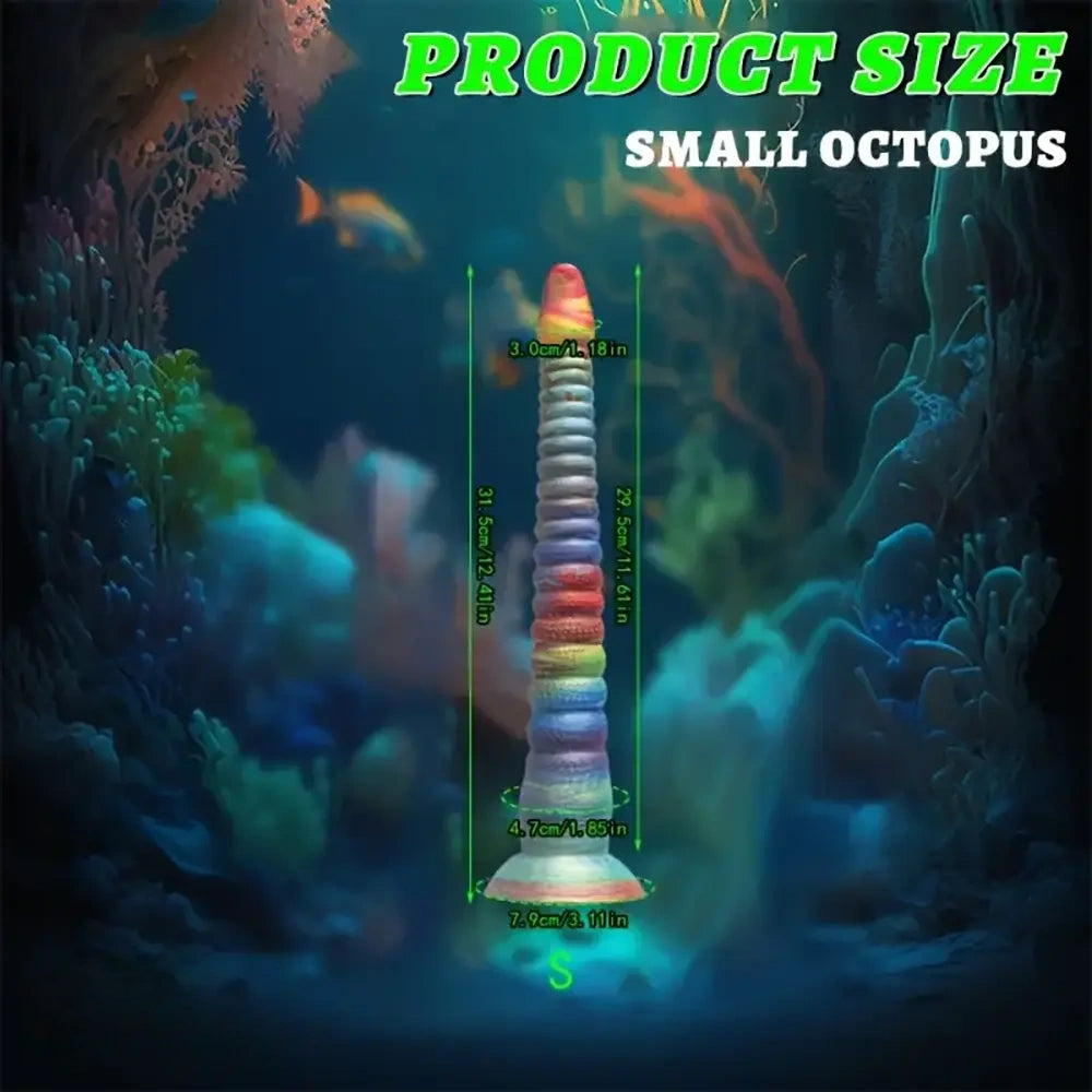 12.41in 16.81in Octopus Silicone Long Soft Liquid Soft Cock Big Dildo