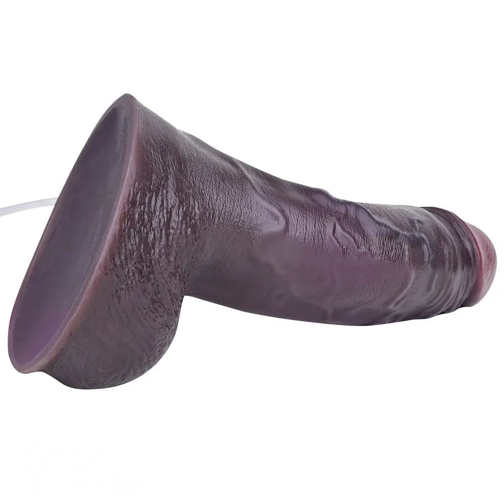 12.44in Dual Density Ejaculating Big Real Dildo Realistic Wide Penis Cock