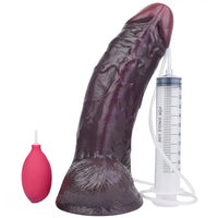 12.44in Dual Density Ejaculating Big Real Dildo Realistic Wide Penis Cock