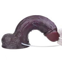 12.44in Dual Density Ejaculating Big Real Dildo Realistic Wide Penis Cock
