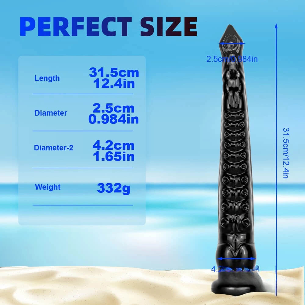 12.4in Women Masturbation Fantasy Long Octopus Tentacle Dildo