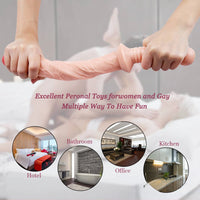12.59in 15.35in Unique Sword Dildo Toy With Long Handle