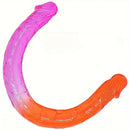 12.59in 16.92in Two-color Double Penetration Big Long Dildo For Anus