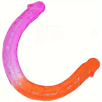 12.59in 16.92in Two-color Double Penetration Big Long Dildo For Anus