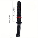 12.59in Extra Large Dual-Headed Handheld Solid Color Realistic Dildo