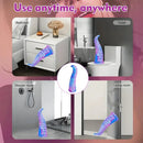 12.59in Monster Silicone Thick Tapered Head Raised Ridge Big Dildo