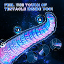 12.59in Monster Silicone Thick Tapered Head Raised Ridge Big Dildo