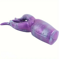 12.59in Octopus Anal Plug Silicone Tentacle Big Dildo Soft Masturbator