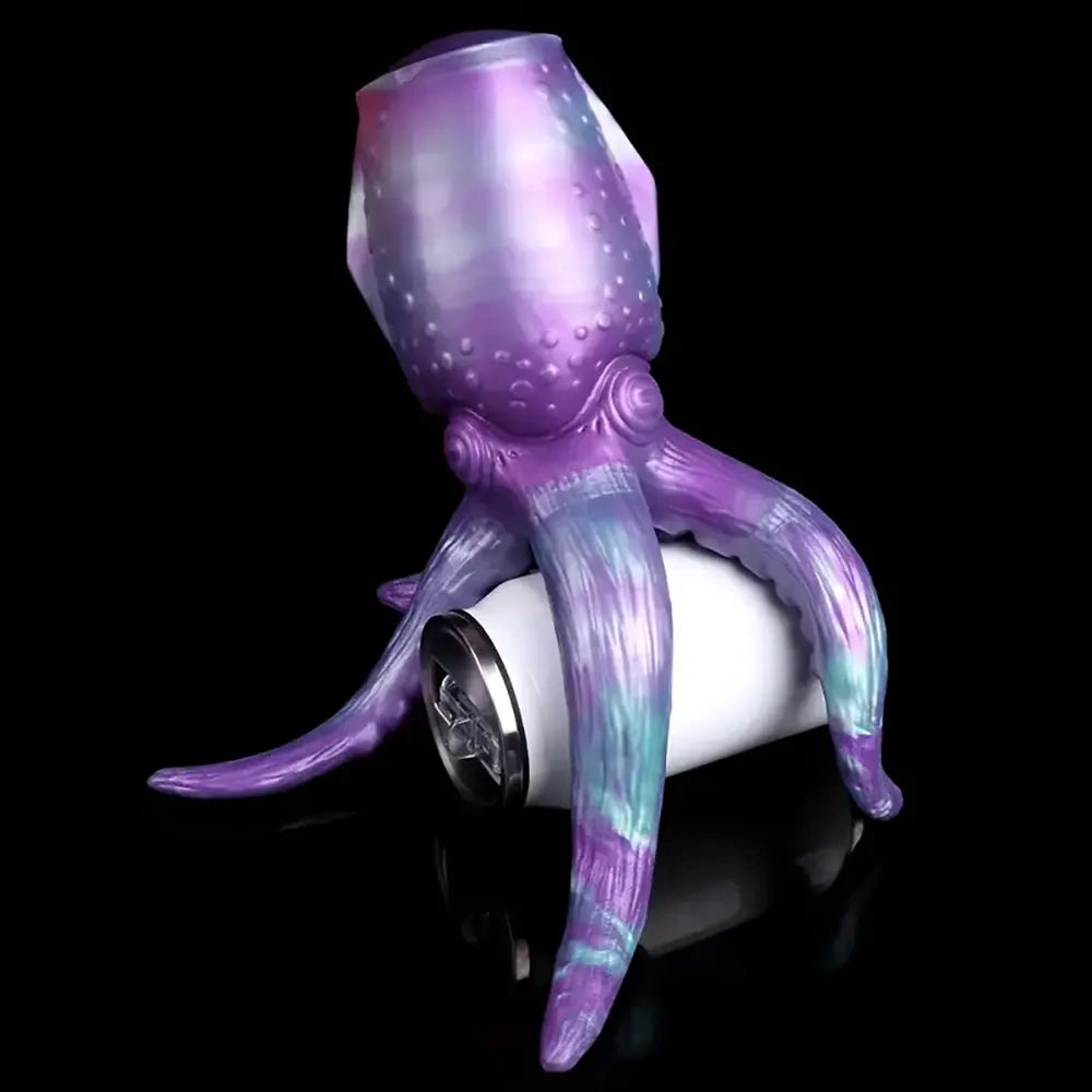 12.59in Octopus Anal Plug Silicone Tentacle Big Dildo Soft Masturbator