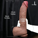 12.59in Realistic Dildo With Suction Cup Big Penis Women Soft Sex Toy