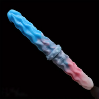 12.59in Silicone Soft Big Dual-Ended Dildo For Intimate Massaging