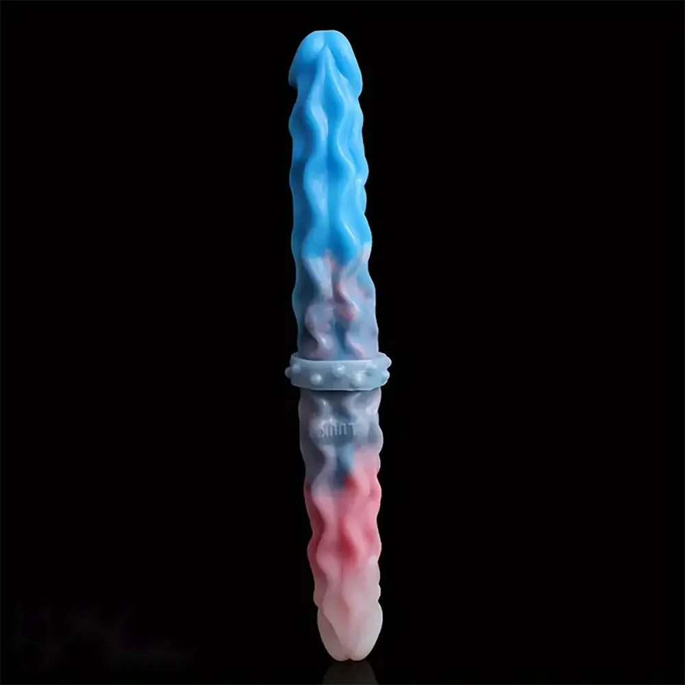 12.59in Silicone Soft Big Dual-Ended Dildo For Intimate Massaging