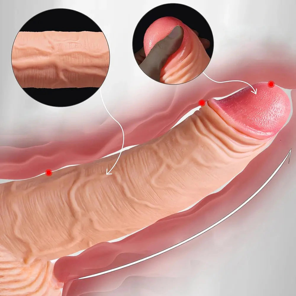 12.59in Thick Huge Dildo Female Masturbator For Women Stimulate Vagina