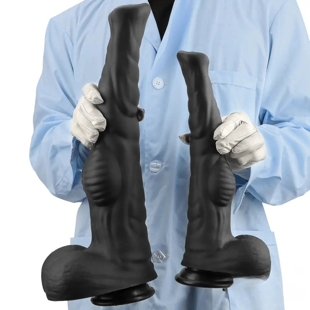 12.61in 14.17in 16in Super Huge Long Silicone Soft Horse Cock Dildo