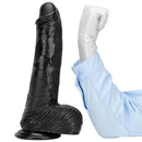 12.6in 14.17in Super Large Long Thick Black Real Anal Dildo For Adults