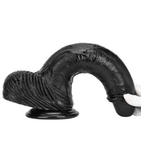 12.6in 14.17in Super Large Long Thick Black Real Anal Dildo For Adults