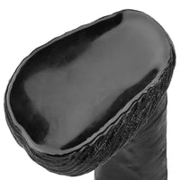 12.6in 14.17in Super Large Long Thick Black Real Anal Dildo For Adults