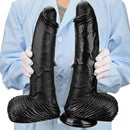 12.6in 14.17in Super Large Long Thick Black Real Anal Dildo For Adults