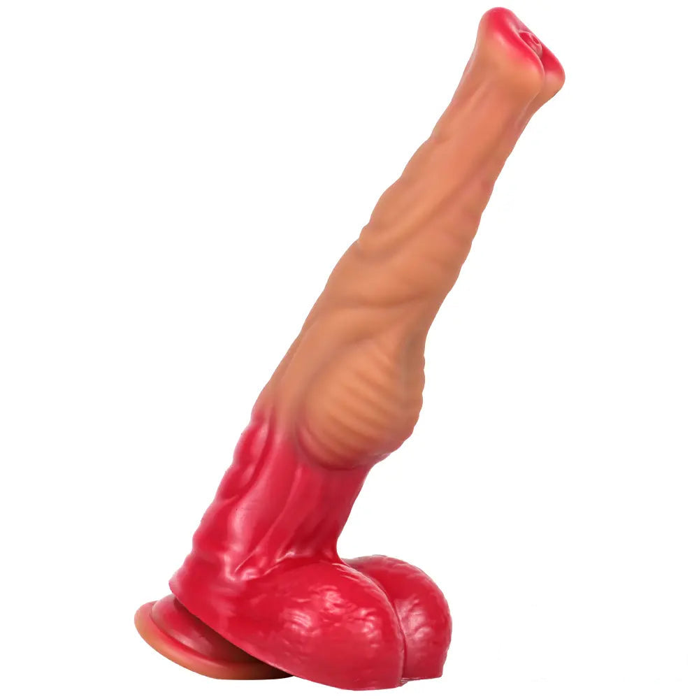 12.6in 14.37in 15.94in SML Liquid Silicone Animal Horse Cock Dildo Sex Toy