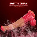 12.6in 14.37in 15.94in SML Liquid Silicone Animal Horse Cock Dildo Sex Toy