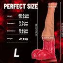 12.6in 14.37in 15.94in SML Liquid Silicone Animal Horse Cock Dildo Sex Toy