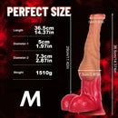 12.6in 14.37in 15.94in SML Liquid Silicone Animal Horse Cock Dildo Sex Toy
